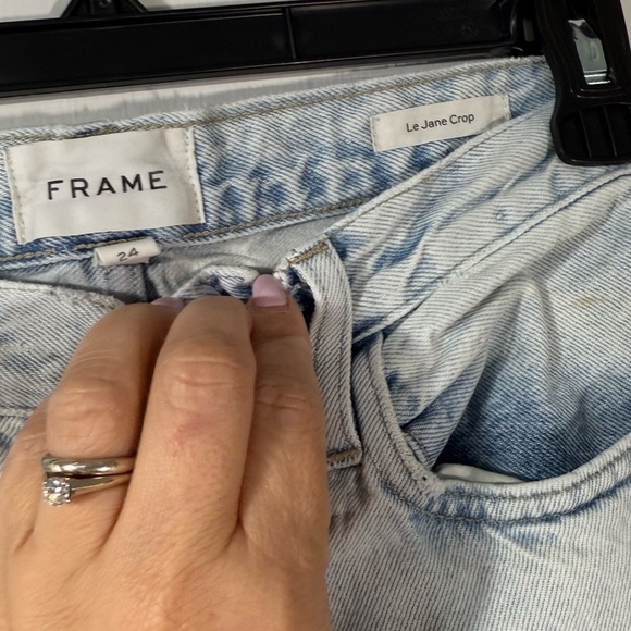 Frame Le Jane Crop Light Wash jeans - Picture 2 of 4